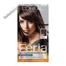 L'Oreal Paris Feria Multi-Faceted Shimmering Permanent Hair Color - Deeply Brown 40
